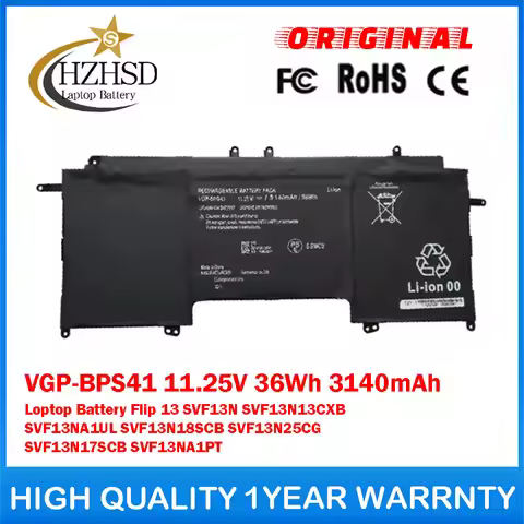 VGP-BPS41 11.25V 36Wh Genuine Original Loptop Battery For SONY Vaio Flip 13 SVF13N SVF13N13CXB SVF13