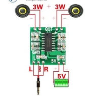 PAM8403 8403 class D audio amplifier circuit 2 channels 6W