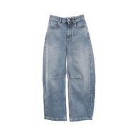 【สินค้ามือสอง】 โลเว่ LOEWE กางเกงยีนส์ Anagram Barrel Jeans กางเกงยีนส์สำหรับผู้หญิง สภาพ A