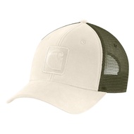 Carhartt Canvas Logo C Cap Oat Milk Trucker Cap