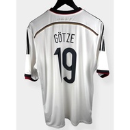 High quality 2014-15 Germany home GOTZE #19 retro jersey