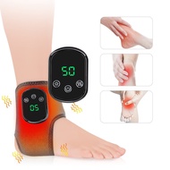 Portable Electric Heating Ankle Brace Arthritis Foot Heel Pain Relief Massager 5 speeds Infrared Hot