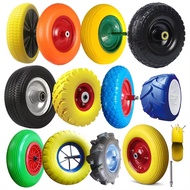 3.00-4pu Foam Wheel10Inch Solid Tire Lawn Mower Push Cart Garden Cart Tire Camping Cart Wheel