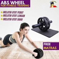 Gym Fitness Equipment Ab Wheel / Ab Roller Double Wheel
