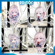 Transparent Mica Keychain with Sharp 2-Sided Print Anime Manga Arya Side Table – Anime Accessories B