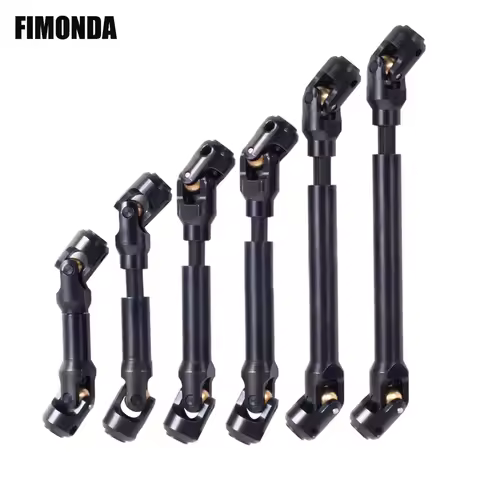 1Pcs Internal Spline Metal Drive Shaft Universal Joint Driveshaft for 1/10 RC Crawler TRX4 SCX10 Gla