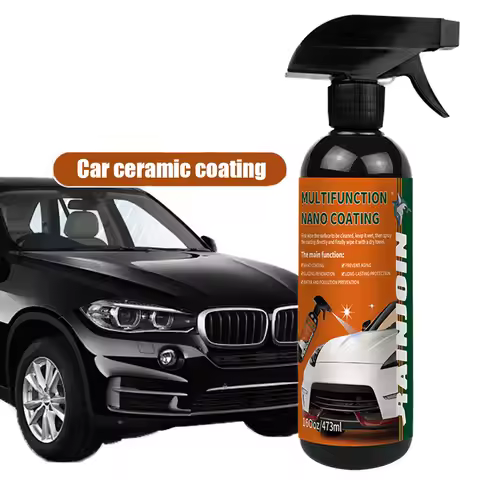 Nano Ceramic Car Coating Spray 3 In 1 Quick Polishing Wax Anti Scratch Hydrophobic High Gloss Paint 