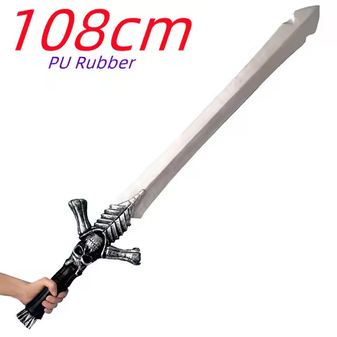 WW Game Sword Dante Rebellion Awakening Magic Weapons Skeleton 1:1 Cosplay Prop Model Gift Safety PU