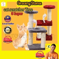 40x20x20cm Cat Scratcher Poles Tree Board Condo House Toys/猫爬架/猫