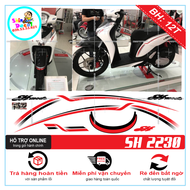 TEM XE SH MODE TEM RỜI SH MODE MẪU GIỐNG ZIN CHỈ ĐỎ ĐEN