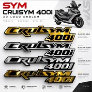 EMBLEM SYM CRUISYM 400I CRUISYM400I CRUISYM 400 I DOYBLE LAYER LOGO EMBLEM ACCESSORIES ACCESSORY MOD