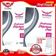 WRITEBEST Flip Chart Paper Pad FP85 (for Flip Chart 2' x 3') FP96 (for Flip Chart 3' x 4')