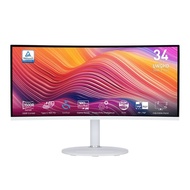 Monitor (จอมอนิเตอร์) MSI Modern MD342CQPW - 34 Inch VA UWQHD 120Hz White
