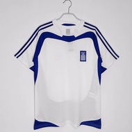 2004 Greece away football short sleeved retro jersey
