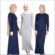 Manset Gamis Panjang Polos Spandek / Daleman Gamis Lengan Panjang Inner Gamis