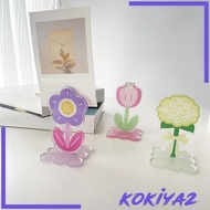 [Kokiya2] Desk Note Holder Clip Acrylic Picture Holder for Desk Note Memo Clip Holder