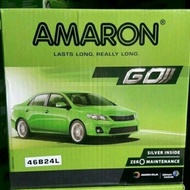 Battery Mf Amaron Go Ns60, Ns60L, 46B24R, 46B24L, 12V, 45Ah, 295Cca