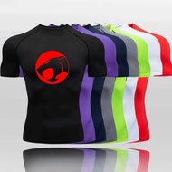 THUNDERCATS Compression Shirt Short Sleeve Gymnastics Workout Tshirt EUOE