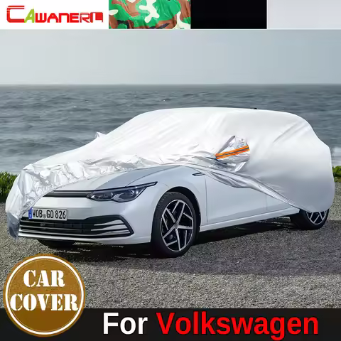 Car Cover Outdoor Sun Rain Snow Scratch Resistant Cover All Weather Suitable For Volkswagen VW Golf 