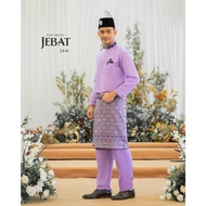(Lilac) BAJU MELAYU MODEN JEBAT | BAJU MELAYU MODEN | BAJU NIKAH | BAJU RAYA