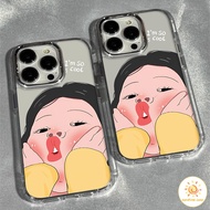 Mobile Phone Case Metal Photo Frame Cartoon Cool Girl iPhone 11 For 11 12 13 14 15Pro MAX X XS XR 6 