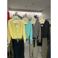 Emo 1214 cashmere polo cardigan