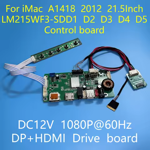 For iMac A1418 LM215WF3-SDD1 D2 D3 D4 D5 Control Board 2012 21.5inch 1920*1080 DP HDMI Port LCD Disp