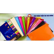 Bìa Màu A4 Giấy A4 Màu Tập 100 Tờ