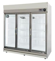 冠億冷凍家具行 得意 DEI-SCR3/3門玻璃冷藏冰箱/1525L/省電/變頻/節能國際牌變頻壓縮機