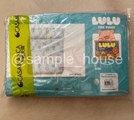 Casablanca 卡撒天嬌  LuLu豬 卡通 純棉印花 床笠連枕袋 3尺單人 床笠 床單 罐頭豬 LULU
