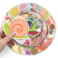 50pcs Snail Luggage Stickers Stationery Box Stickers Handbook Stickers Anime Character Stickers Water Cup Stickers Guitar Stickers