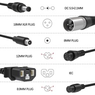 29.4V 2A Fast Charger with 7 Plugs Universal for 24V 25.2V 25.6V 25.9V Lithium Battery, BOEEA 7S Lit