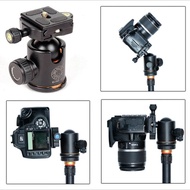 QZSD Q02 By Mastersat หัวบอล สำหรับ ขาตั้งกล้อง Aluminum Tripod Ball Head Ballhead and Quick Release