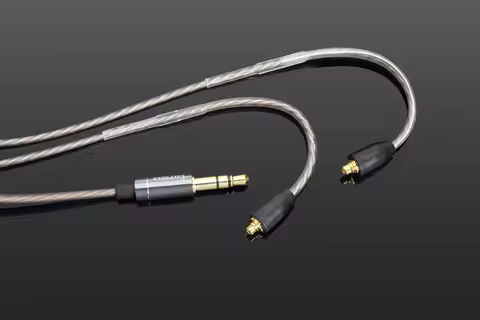 Silver Plated Audio Cable For Shure SE846 SE535 SE425 SE315 SE215 AONIC 3 4 5 AONIC 215 Logitech UE9