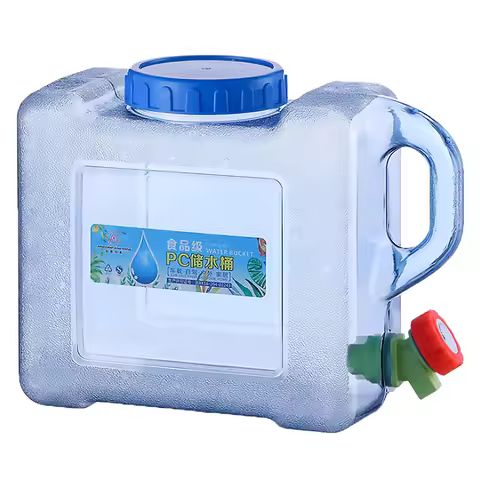5L Water Carrier Canister Water Container with Faucet Portable Water Container Water Can Bucket Beve