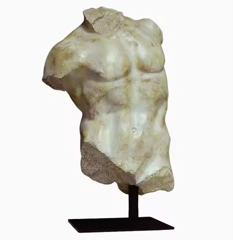 European Western Half Body Classical Sculpture,art Drawing Sculpture Resin Statue,home Living Room M
