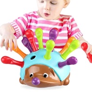 Spike Hedgehog Color Sorting Toy Sensory Learning Montessori Educational Toddlers Toy for Kids Maina