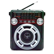 amplifier with bluetooth kuku AM299 Rechargeable AM/FM Radio with USB/SD/TF MP3 Player