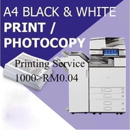 [RM0.03/Page] A5 70GSM Printing Printing Service 1000>RM0.04 | A5 Black & White | Photocopy | Photos