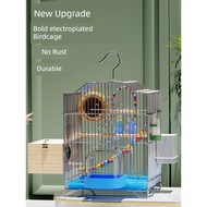🔥 HOTSELLING 🔥 bean bird cage Pet Cage Bird House Bird Nest Parrot Cage Bird Breeding ✹Bird Budgie L