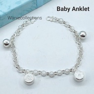 Original silver Baby Anklet Budak Gelang Kaki Perak