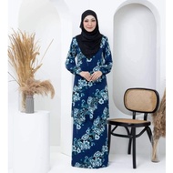 KLM1843  Baju Kurung Moden Lycra Trisha Labuh Selesa Cantik Anggun Bergaya patuh Syariah