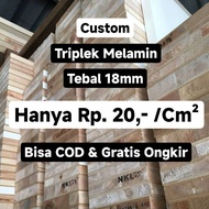 Custom Size Thick 18mm Melamine Plywood