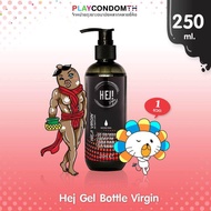 เจลหล่อลื่นสูตรเนื้อบางเบา สูตรนุ่มลื่น ละุมุน เข้มข้น แห้งช้า Hej Gel Bottle Virgin 250 ml.