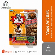 FUMAKILLA Vape Ant Bait (4 Baits) – Kills & Destroys Entire Ant Colony