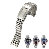 SKM 20mm 904L Solid Stainless Steel Watchband For Rolex Strap GMT Master II Wrist Watch Band Bracele