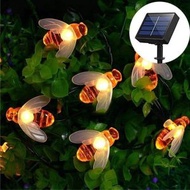 太陽能LED蜜蜂燈 7種閃爍模式 串燈 小夜燈 感應燈