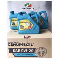 🎊NEW PACKING🎉PERODUA 0W-20 3L FULL SYNTHETIC ENGINE OIL