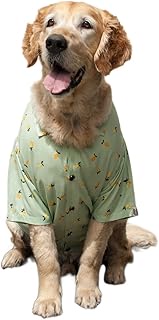 Ruse Pet Green Mangoes Dog Collar Shirt | SoftTech Fabric Half Sleeves/Apparel/Clothes Shirt Gift fo