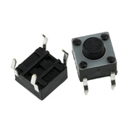 (10pcs) Momentary Push Button / Tactile Switch - 6mm x 6mm 12mm x 12mm Straight 4 pins Arduino PIC M